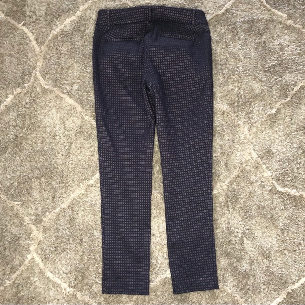 LOFT Women's Julie Skinny Mid Rise Work Pants 2 - Picture 2 of 8